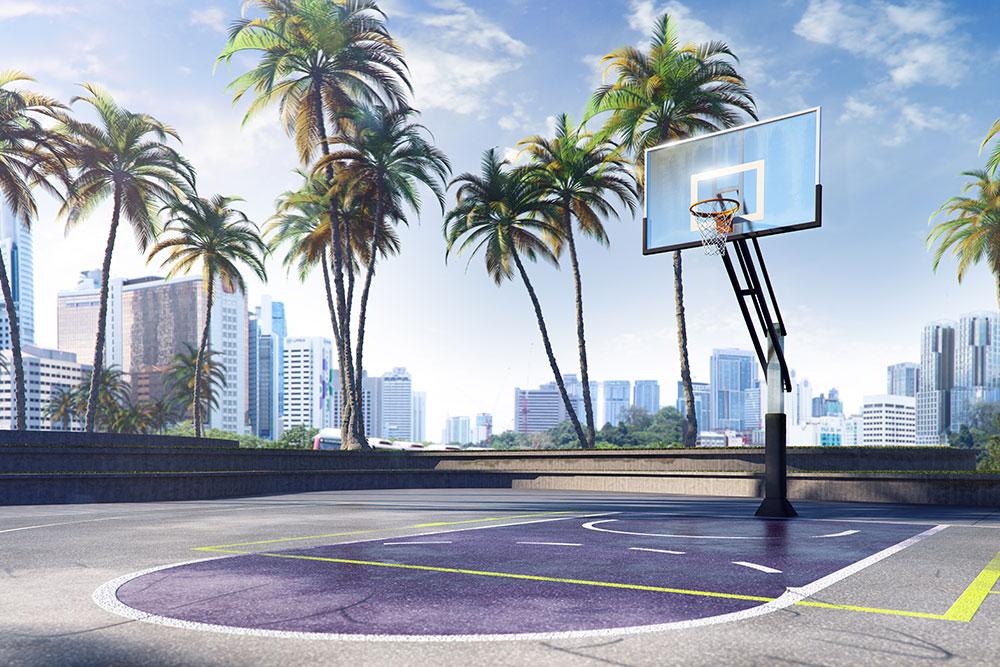 Outdoor Basketball Court